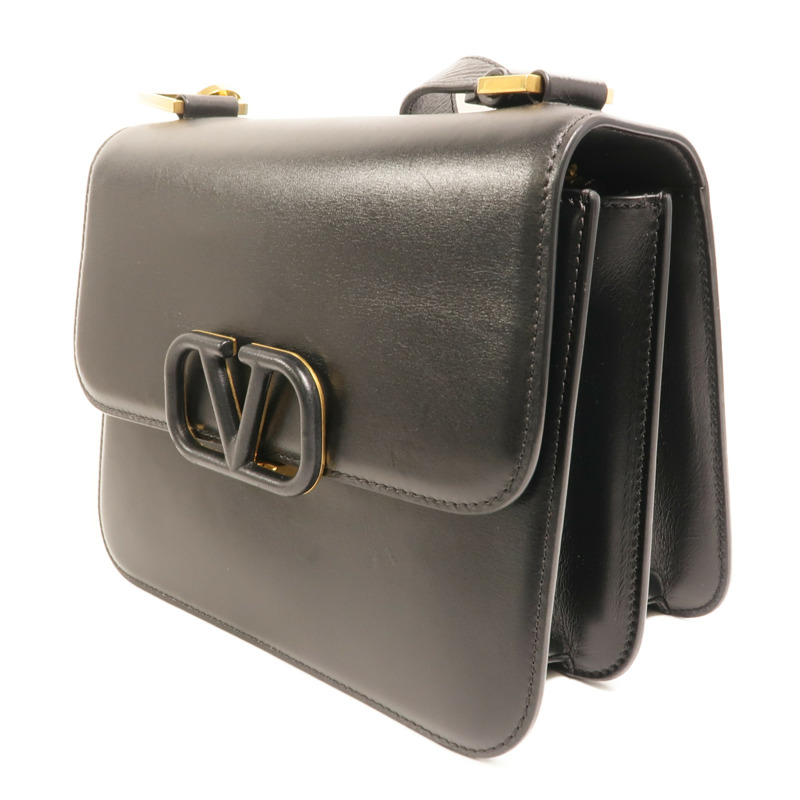 Valentino 牛皮皮革VSling Bag金扣肩背袋-2
