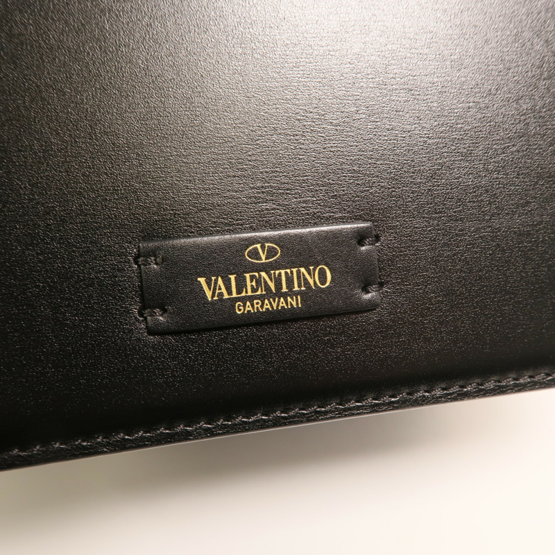 Valentino 牛皮皮革VSling Bag金扣肩背袋-7