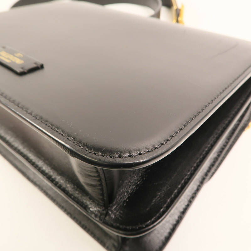 Valentino 牛皮皮革VSling Bag金扣肩背袋-11