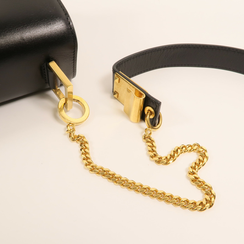 Valentino 牛皮皮革VSling Bag金扣肩背袋-13