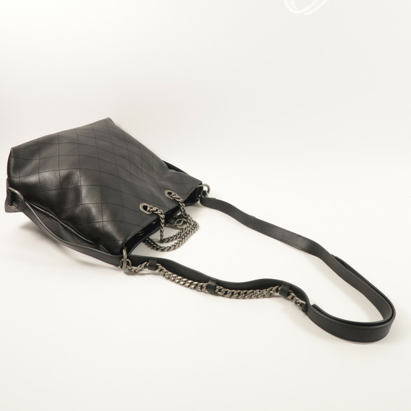 CHANEL 牛皮皮革Urban Allure Hobo Bag手挽肩背兩用袋-8