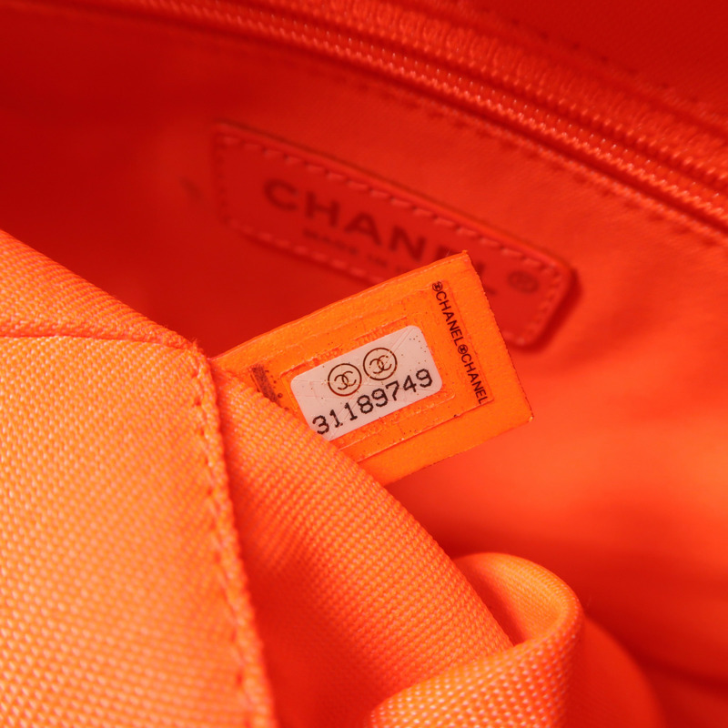 CHANEL 帆布Deauville PM Tote Bag鏈帶肩背袋-6