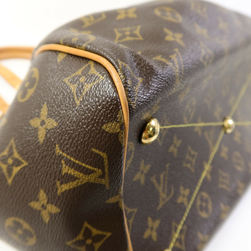 LOUIS VUITTON Monogram Tivoli GM金扣肩背袋-10
