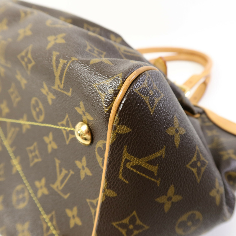 LOUIS VUITTON Monogram Tivoli GM金扣肩背袋-11