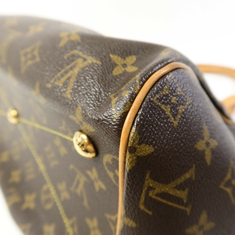 LOUIS VUITTON Monogram Tivoli GM金扣肩背袋-13