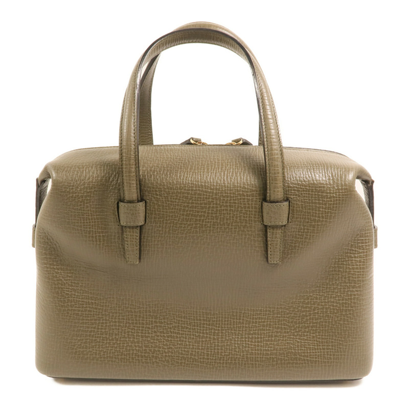 LOEWE 牛皮皮革Handbag金扣手挽袋-1