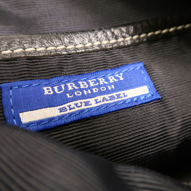 BURBERRY 尼龍Shoulder Bag銀扣肩背袋-5
