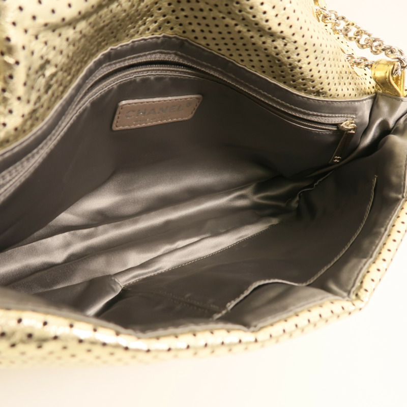CHANEL 牛皮皮革Shoulder Bag鏈帶肩背袋-4