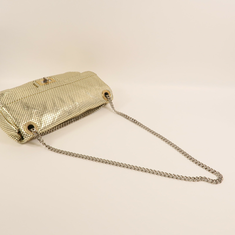 CHANEL 牛皮皮革Shoulder Bag鏈帶肩背袋-7