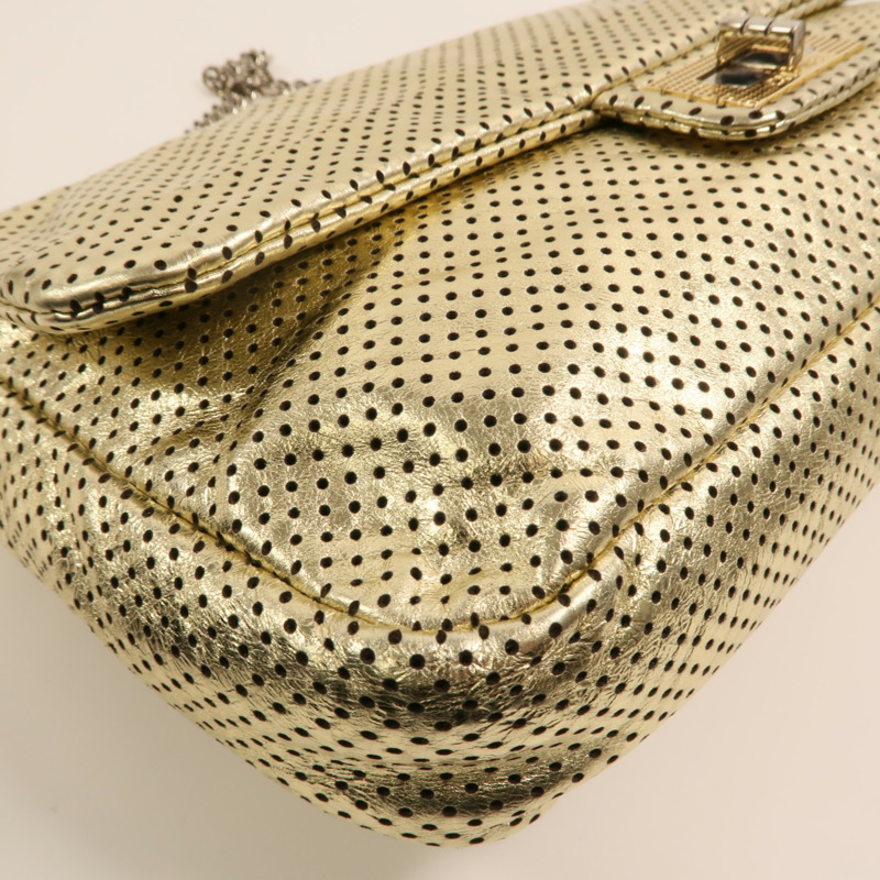 CHANEL 牛皮皮革Shoulder Bag鏈帶肩背袋-10