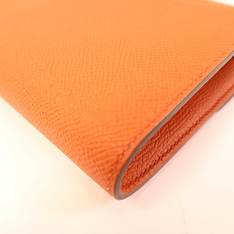 HERMES Epsom皮革Constance To Go銀扣肩背袋Terre Battue/Pink-13