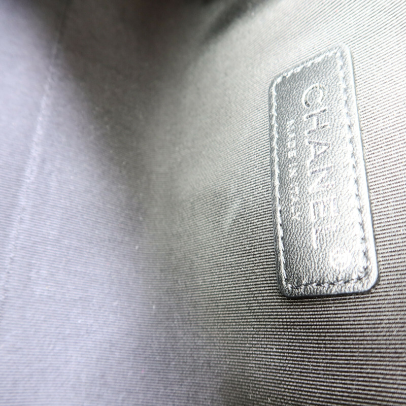 CHANEL 牛皮皮革Bowling Chain Shoulder鏈帶肩背袋-15