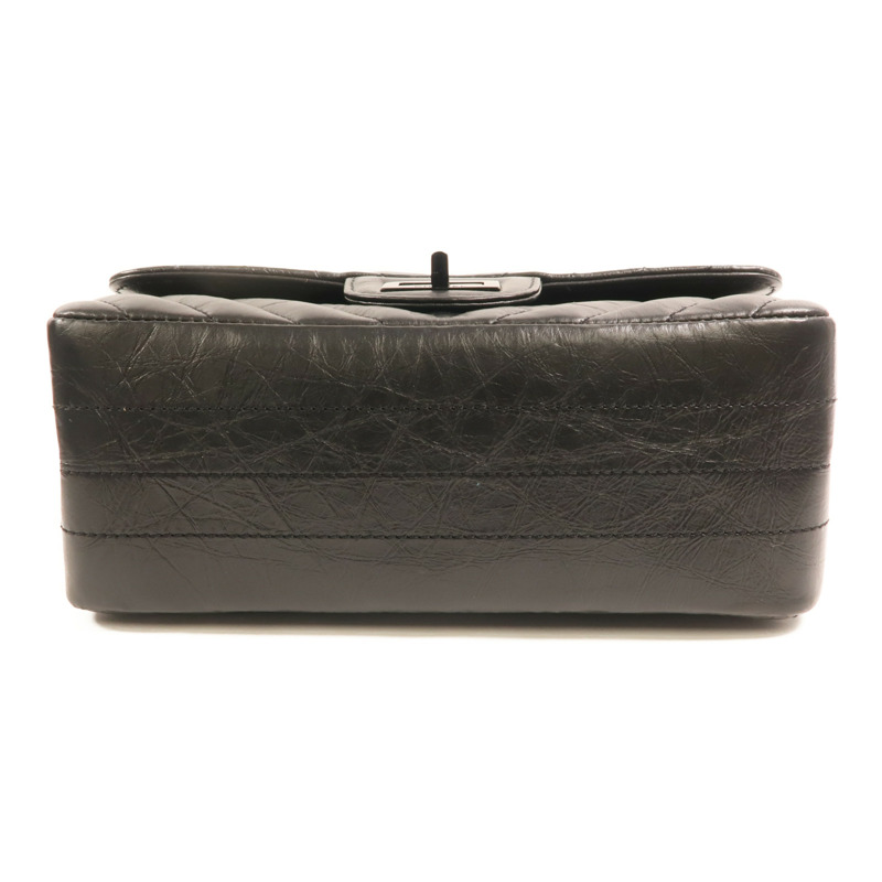 CHANEL 牛皮皮革Mini 2.55鏈帶肩背袋-3