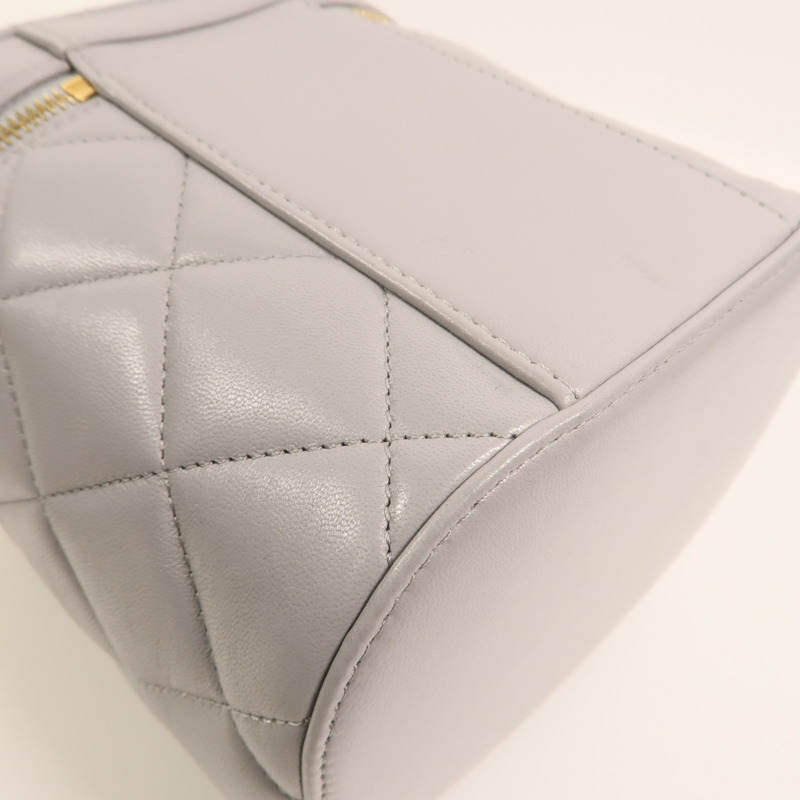 CHANEL 羊皮皮革Trendy CC Vanity Case金扣手挽肩背兩用袋-11