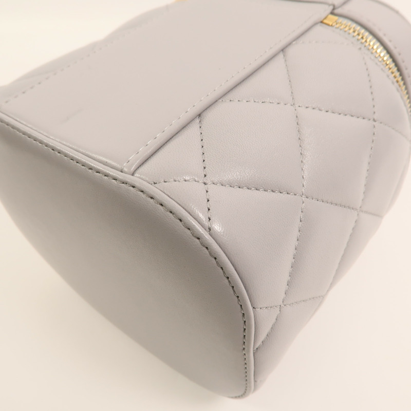 CHANEL 羊皮皮革Trendy CC Vanity Case金扣手挽肩背兩用袋-14