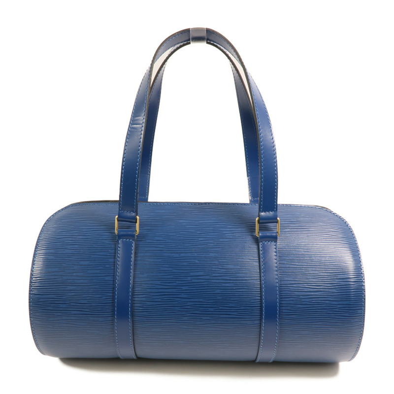 LOUIS VUITTON Epi Soufflot手挽袋藍色-1