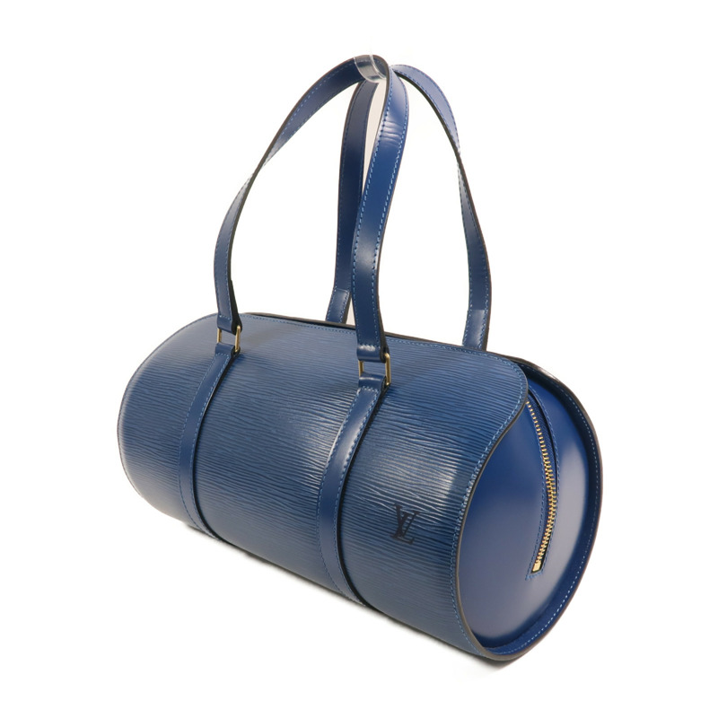 LOUIS VUITTON Epi Soufflot手挽袋藍色-2