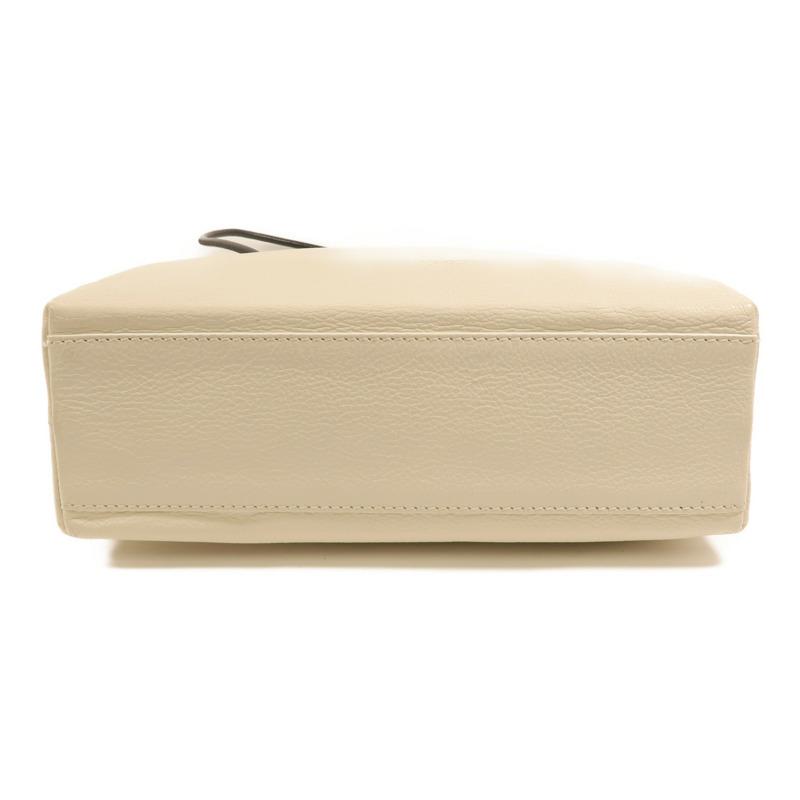 BALENCIAGA 牛皮皮革Tote Bag銀扣肩背袋-3