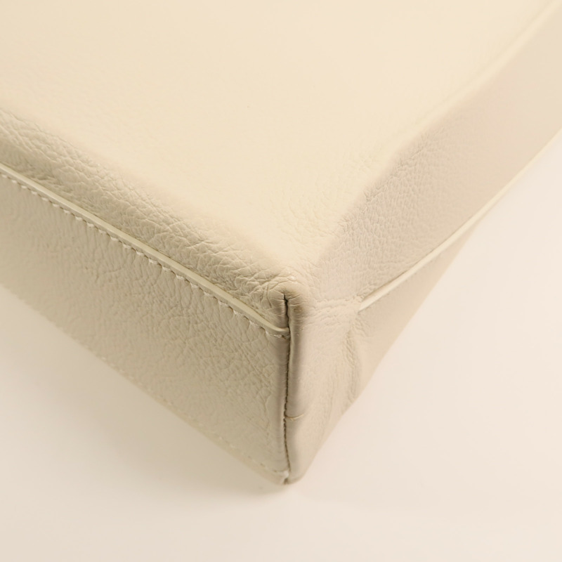 BALENCIAGA 牛皮皮革Tote Bag銀扣肩背袋-11