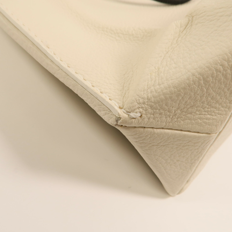 BALENCIAGA 牛皮皮革Tote Bag銀扣肩背袋-13