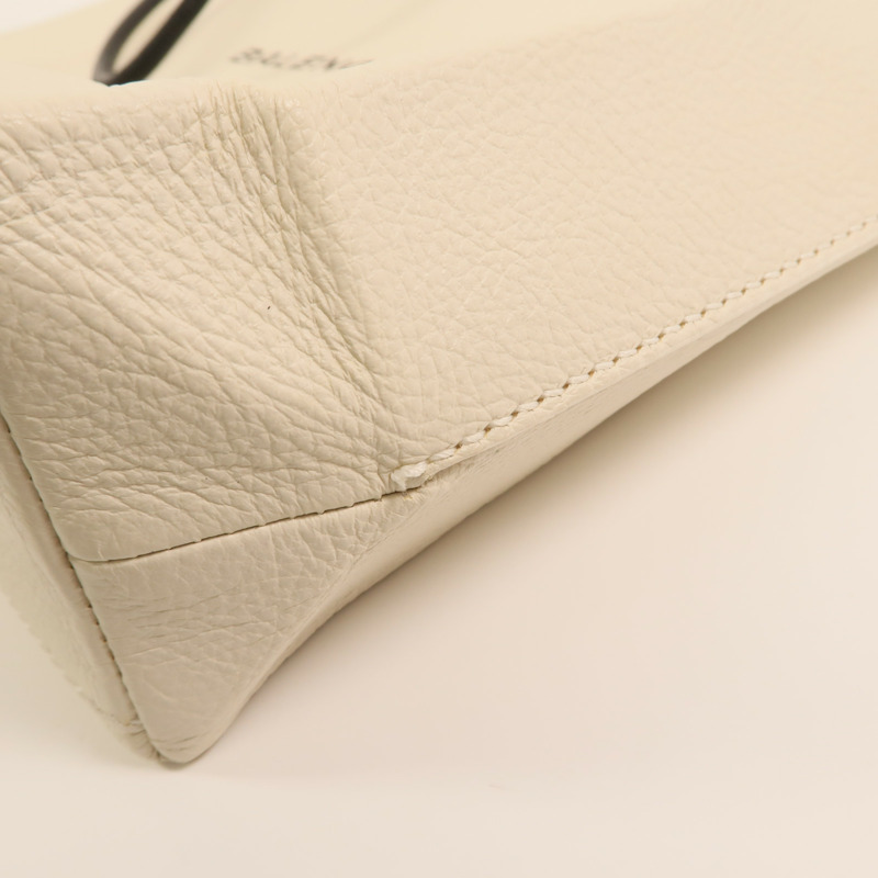 BALENCIAGA 牛皮皮革Tote Bag銀扣肩背袋-14
