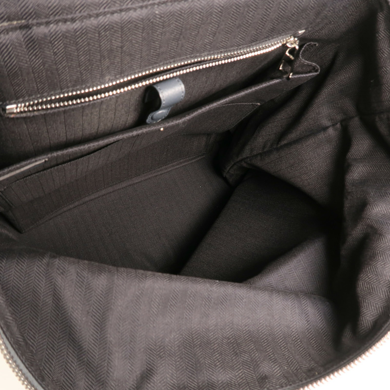 LOEWE 牛皮皮革Backpack銀扣背包-4