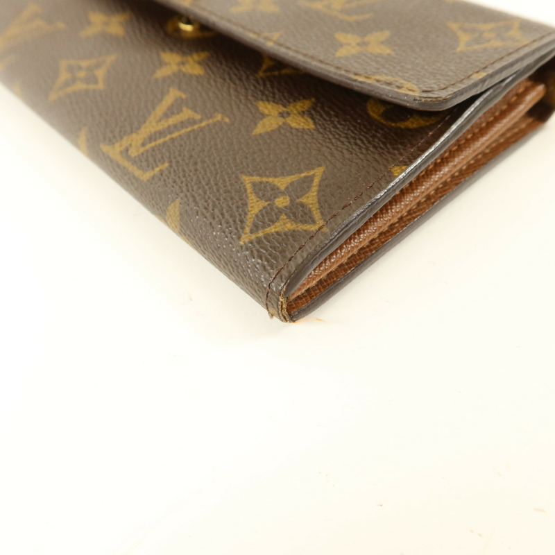 LOUIS VUITTON Monogram Sarah Wallet長錢包-10