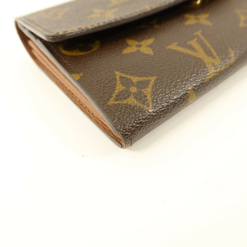 LOUIS VUITTON Monogram Sarah Wallet長錢包-11