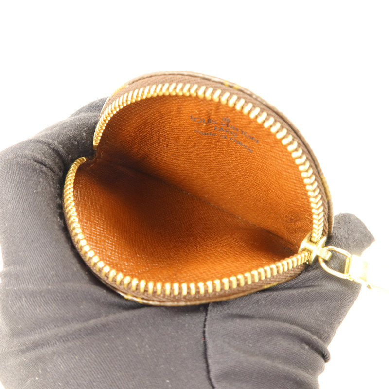LOUIS VUITTON Monogram Porte-Monnaie Rond零錢包-4