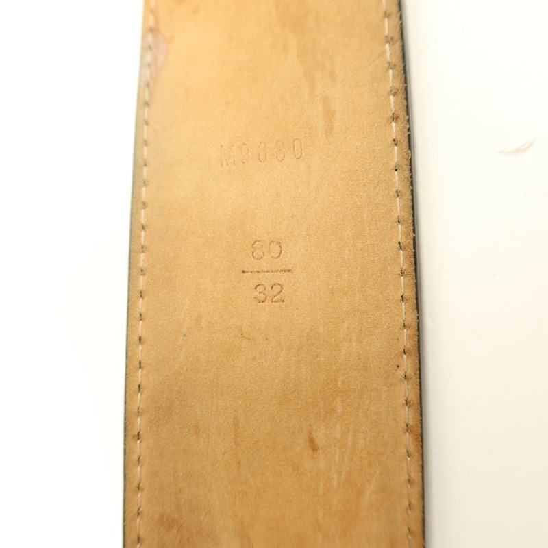LOUIS VUITTON Epi Initials Belt 80cm皮帶-5