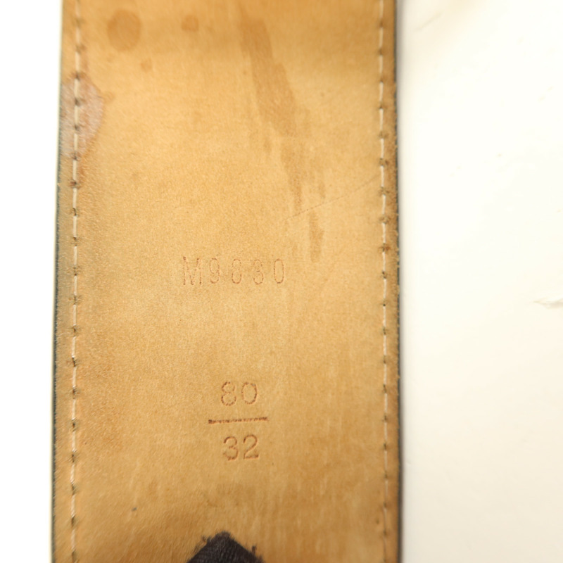 LOUIS VUITTON Epi Initials Belt 80cm皮帶-6