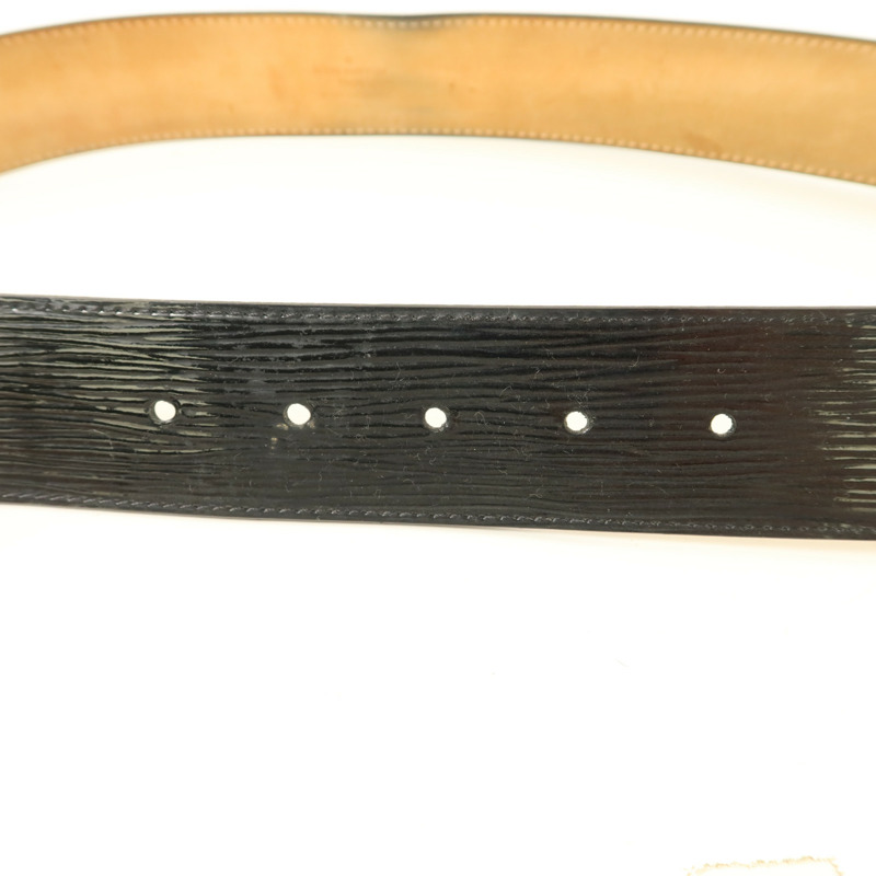 LOUIS VUITTON Epi Initials Belt 80cm皮帶-8