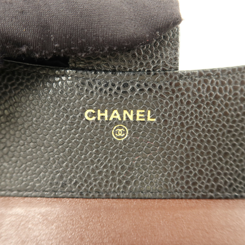 CHANEL 牛皮皮革Classic Small Flap Wallet錢包-6