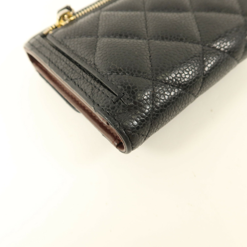 CHANEL 牛皮皮革Classic Small Flap Wallet錢包-13