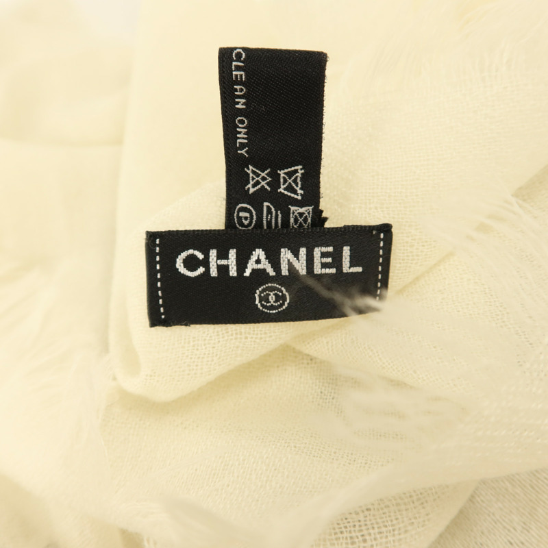 CHANEL 羊絨Scarf絲巾-12
