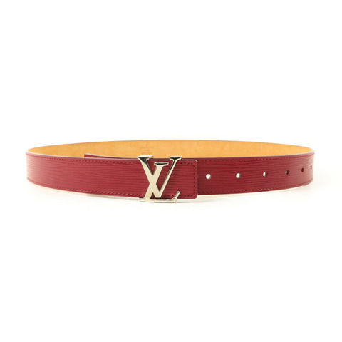 LOUIS VUITTON Epi Initials Belt 85cm皮帶
