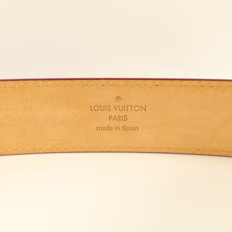 LOUIS VUITTON Epi Initials Belt 85cm皮帶-7