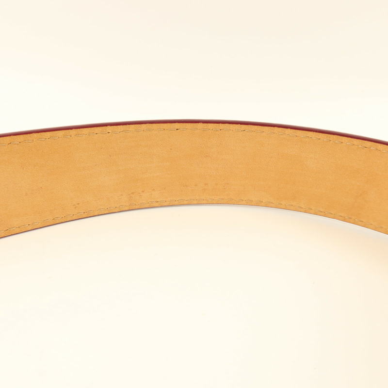 LOUIS VUITTON Epi Initials Belt 85cm皮帶-11
