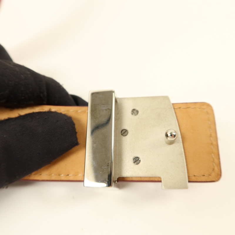 LOUIS VUITTON Epi Initials Belt 85cm皮帶-14