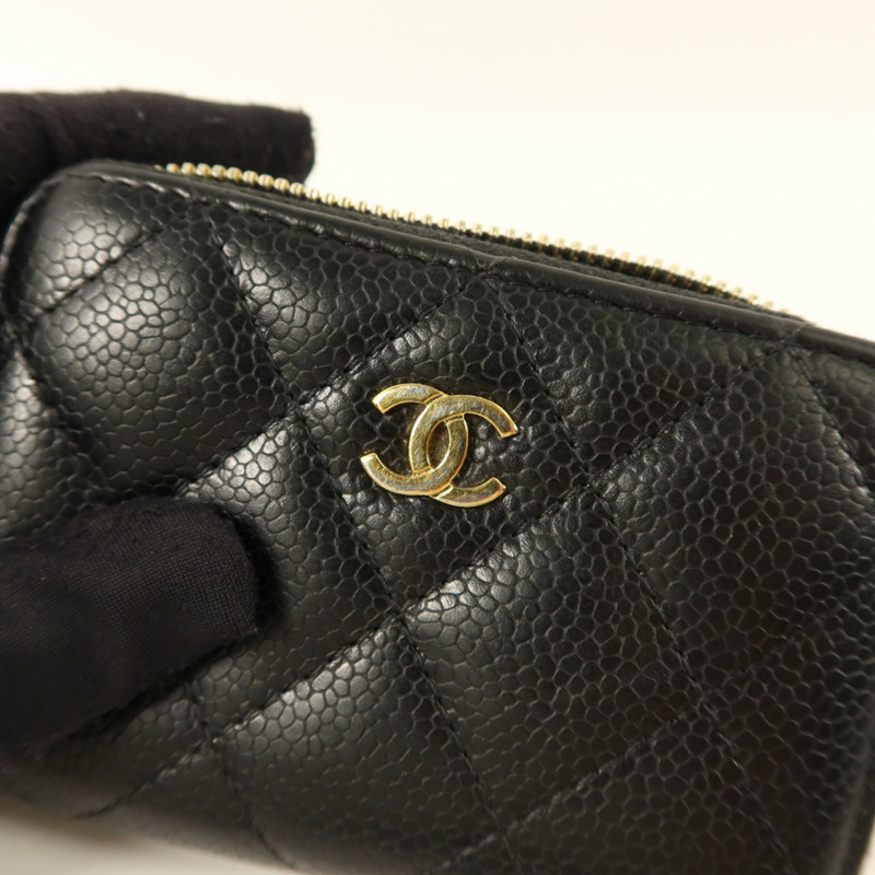 CHANEL 牛皮皮革Coin Case零錢包-7