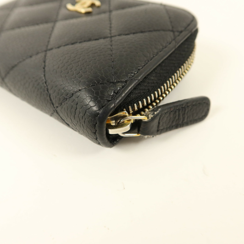 CHANEL 牛皮皮革Coin Case零錢包-8