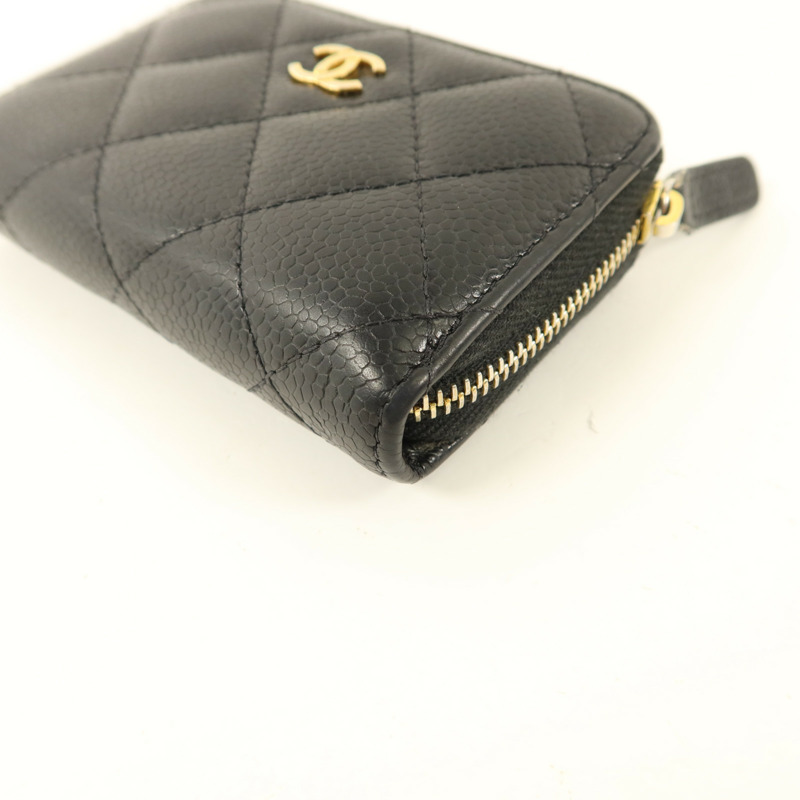 CHANEL 牛皮皮革Coin Case零錢包-9