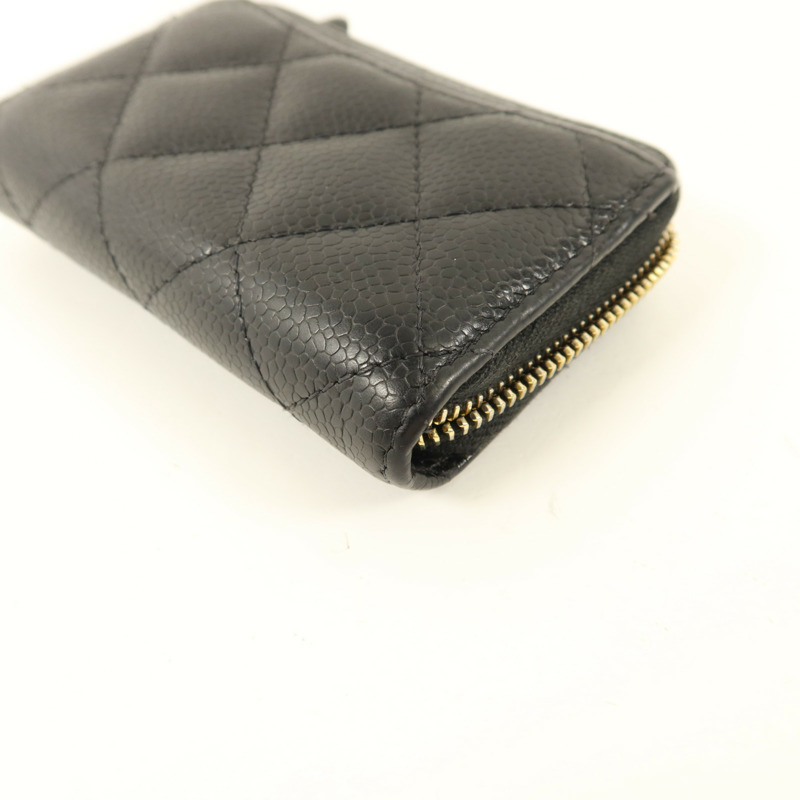 CHANEL 牛皮皮革Coin Case零錢包-11