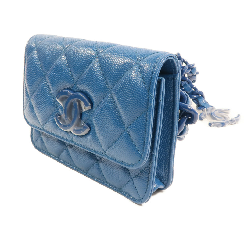 CHANEL 牛皮皮革Mini Waist Bag鏈帶腰包-2