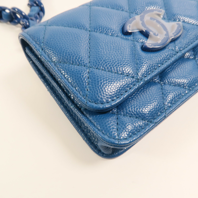 CHANEL 牛皮皮革Mini Waist Bag鏈帶腰包-13