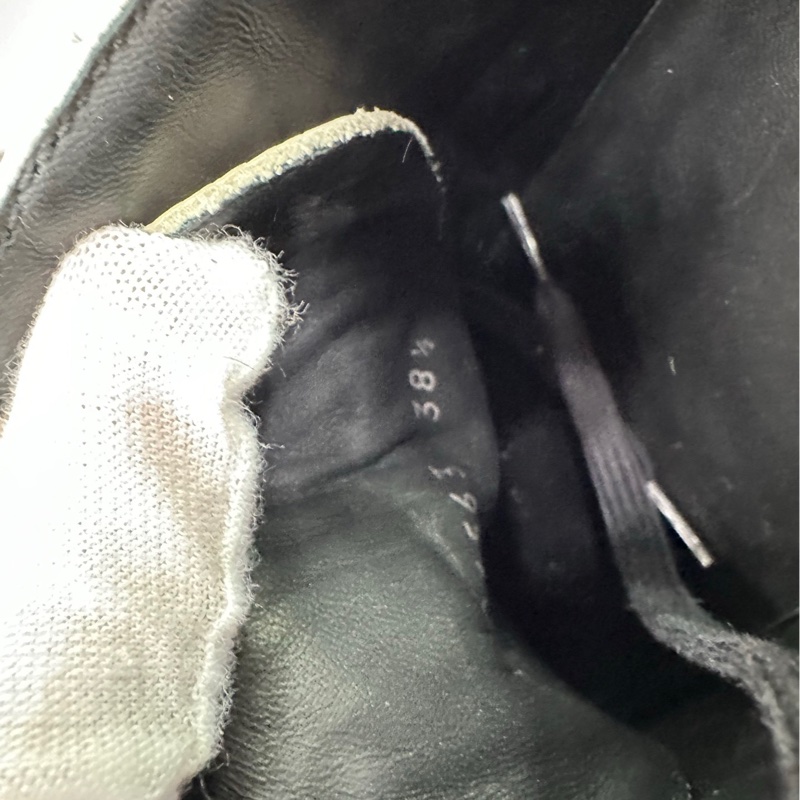 Chanel香奈兒 小牛皮菱格雙C運動鞋 板鞋 38.5碼-4