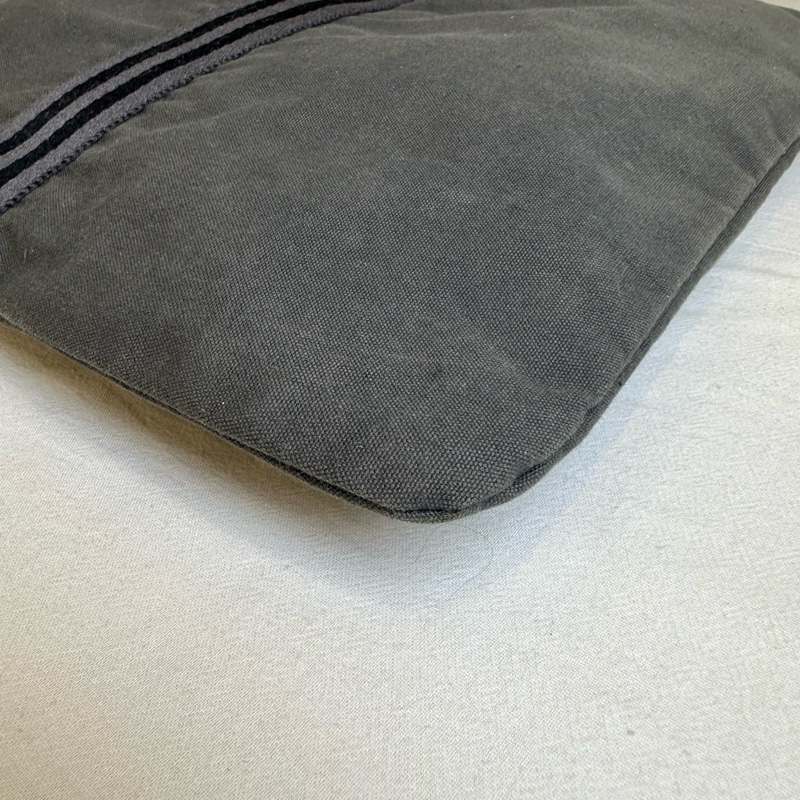 Hermès 愛馬仕 灰色帆布Fourre Tout Porte Documents 商務包 vintage-6