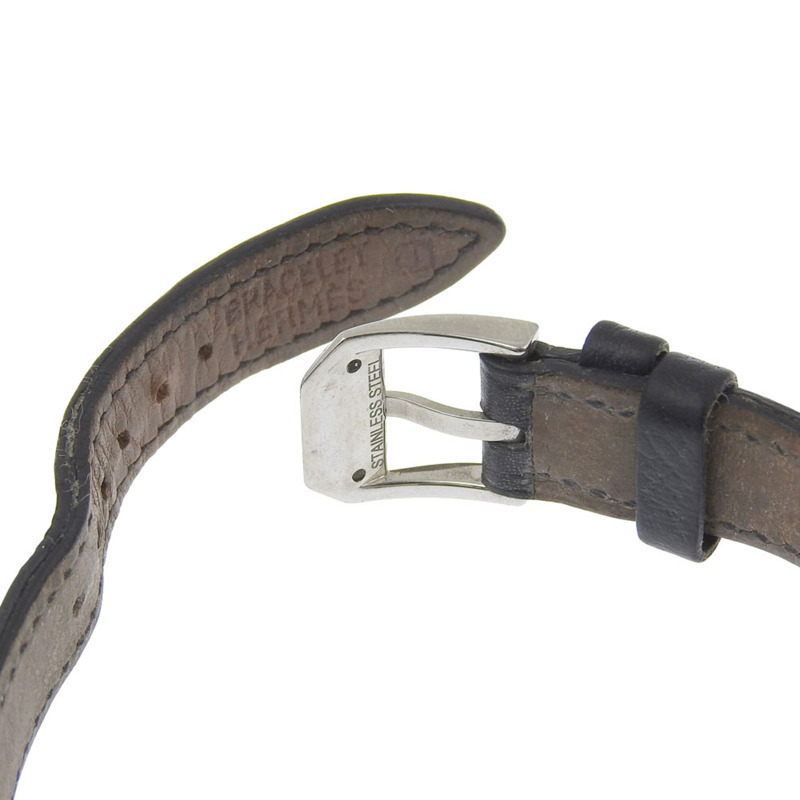 愛馬仕 Kelly II 手錶 KT1.210,不銹鋼,石英,模擬顯示,白色錶盤,女士手錶。-5