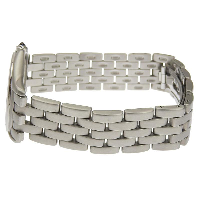 卡地亞 Panthère Cougar LM 腕錶,87 W5002F5 機芯,不鏽鋼,石英,模擬顯示,白色錶盤,男士腕錶。-3