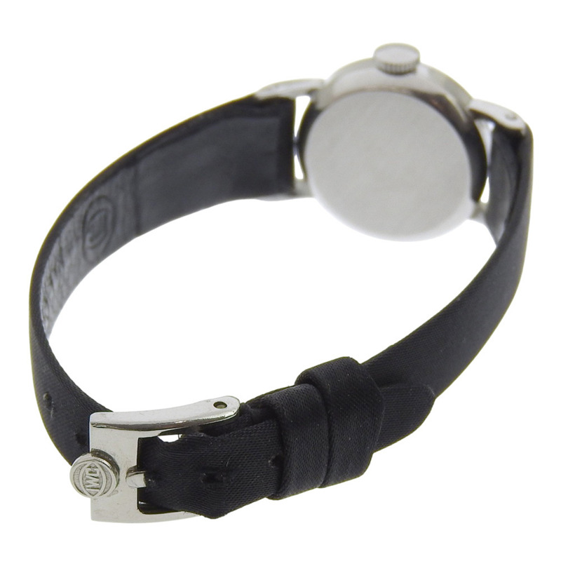 國際手錶公司(IWC)女士手錶,不銹鋼,手動上鍊,模擬顯示,銀色錶盤。-4